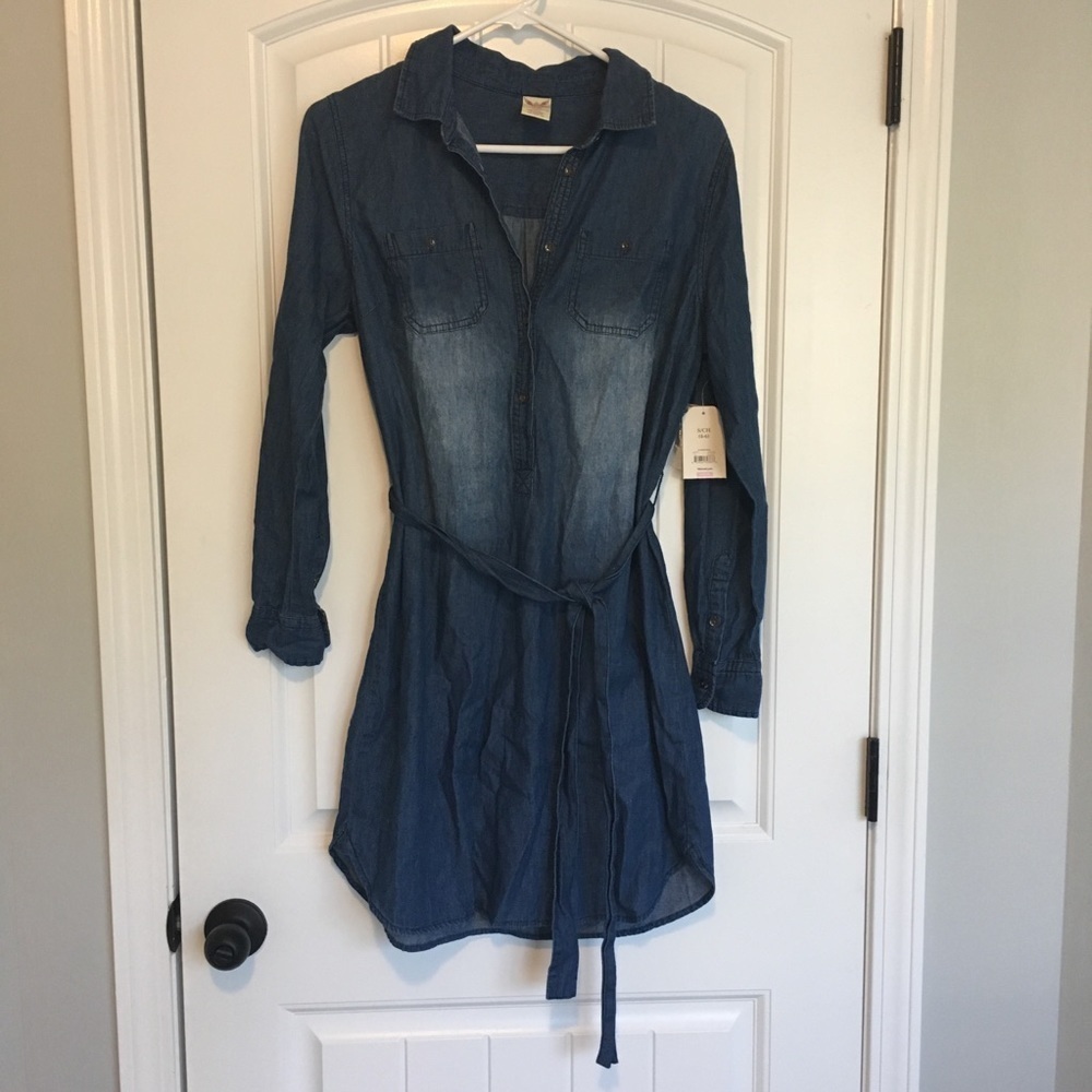 Faded Glory Jean Dress NWT Size Small